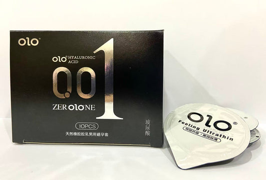001 Smooth Black Condoms 10pcs