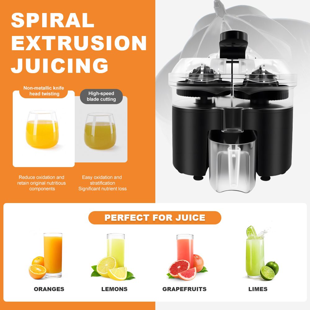 ម៉ាស៊ីនគាបក្រូចអគ្គិសនីក្បាលពីរ (1500ml)