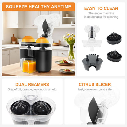 ម៉ាស៊ីនគាបក្រូចអគ្គិសនីក្បាលពីរ (1500ml)