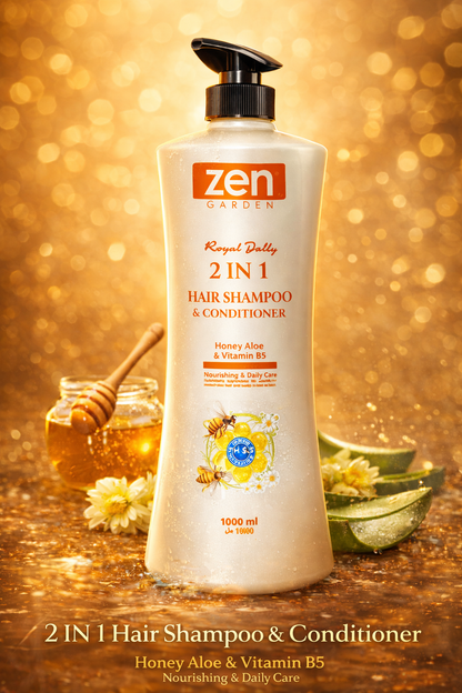 សាប៊ូកក់សក់ Zen Garden 2-in-1 (កក់+បន្ទន់)