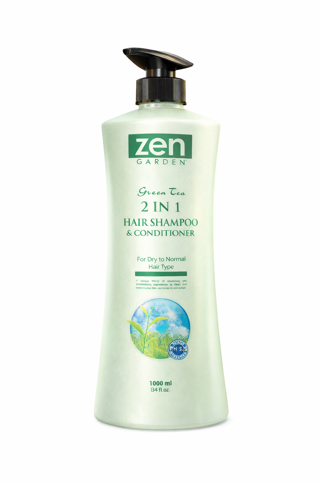 សាប៊ូកក់សក់ Zen Garden 2-in-1 (កក់+បន្ទន់)