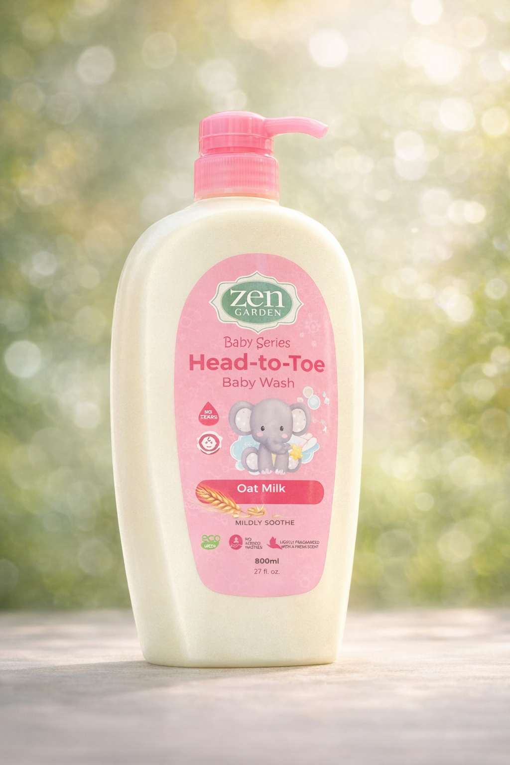 សាប៊ូកក់ និងដុសខ្លួនកូនក្មេង Zen Garden