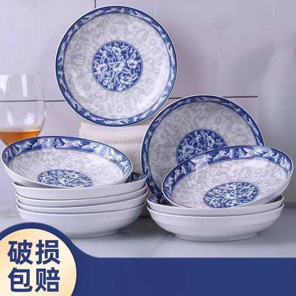 ឈុតចានសេរ៉ាមិចគុណភាពខ្ពស់ (ឈុត ៥ចាន ឬ ១០ចាន) - រឹងមាំ ធន់នឹងកម្ដៅ និងមានច្រើនម៉ូដសម្រាប់ជ្រើសរើស